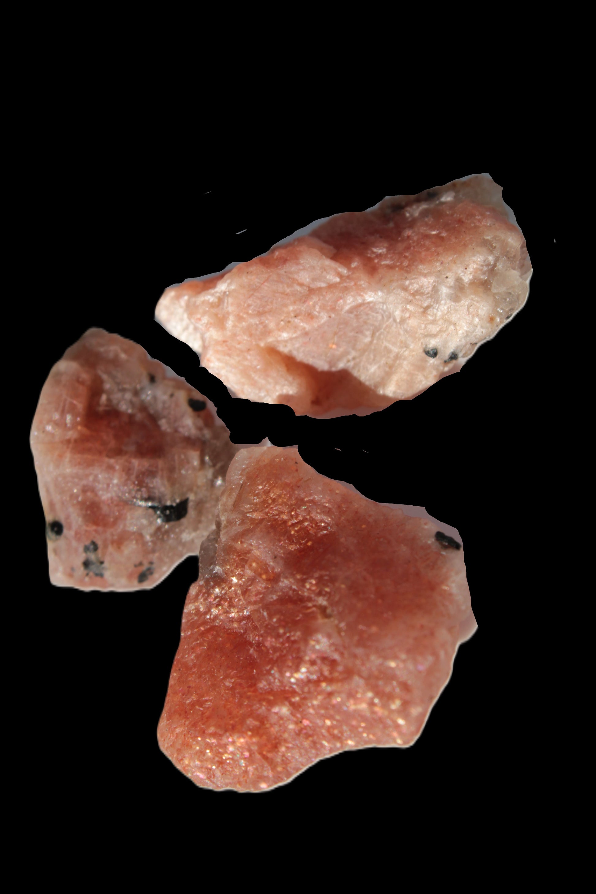 Strawberry Quartz from Arusha, Tanzania 2/3 crystal 8-13g in sunshine - Rocks and Things Store