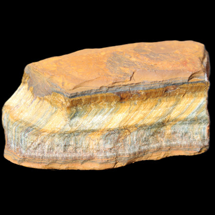 Blue Tigers Eye natural rough from Brazil 101g in sunlight - Rocks and Things Store