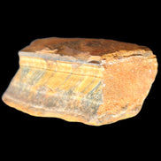 Blue Tigers Eye natural rough from Brazil 101g in sunlight - Rocks and Things Store