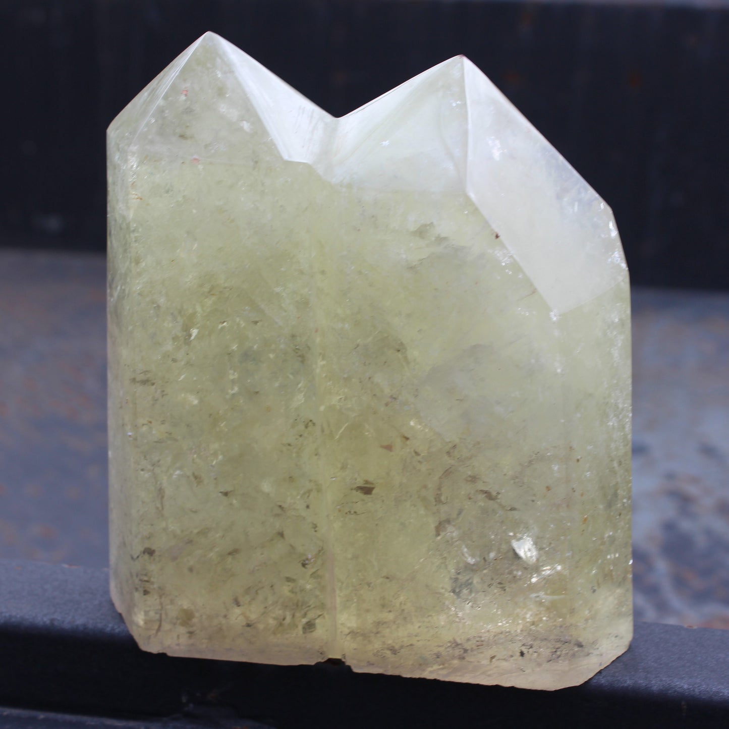 Smoky Citrine double-point obelisk 3460g Rocks and Things