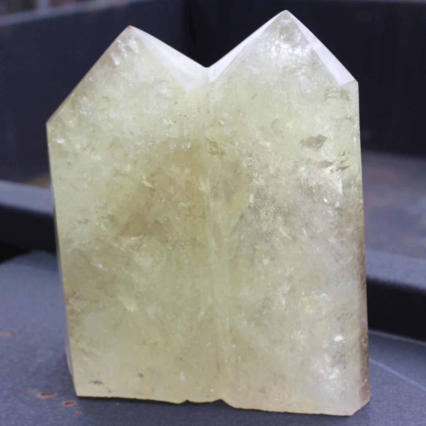 Smoky Citrine double-point obelisk 3460g