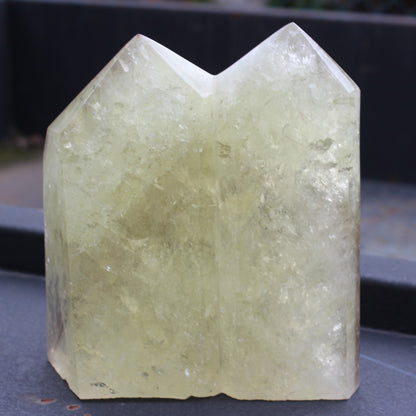 Smoky Citrine double-point obelisk 3460g Rocks and Things