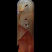 Cherry Blossom Agate wand from Madagascar 43g - Rocks and Things Store