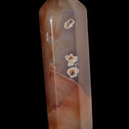 Cherry Blossom Agate wand from Madagascar 43g - Rocks and Things Store