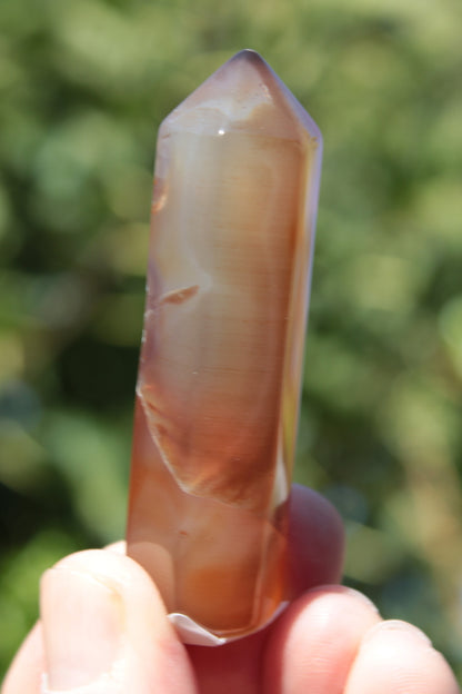 Cherry Blossom Agate wand from Madagascar 43g Rocks and Things