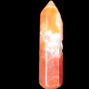 Cherry Blossom Agate wand from Madagascar 43g in sunlight - Rocks and Things Store