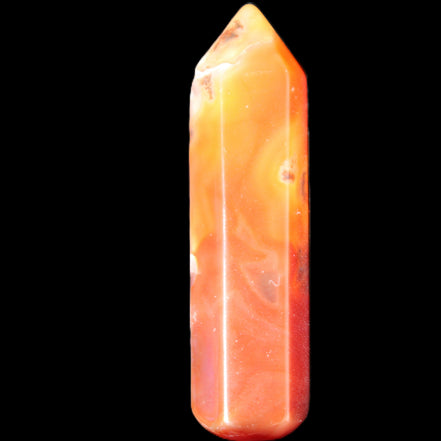 Cherry Blossom Agate wand from Madagascar 43g in sunlight - Rocks and Things Store