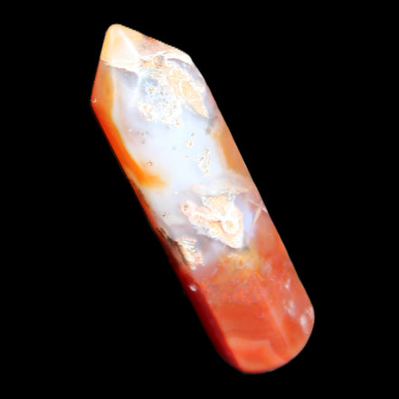 Cherry Blossom Agate wand from Madagascar 43g in sunlight - Rocks and Things Store