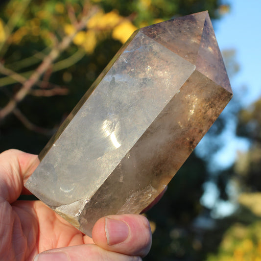 Smoky Quartz obelisk 765g Rocks and Things