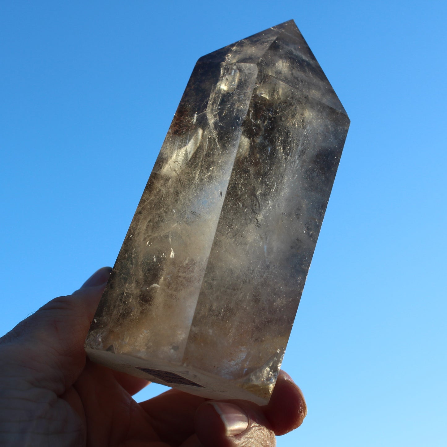 Smoky Quartz obelisk 765g Rocks and Things