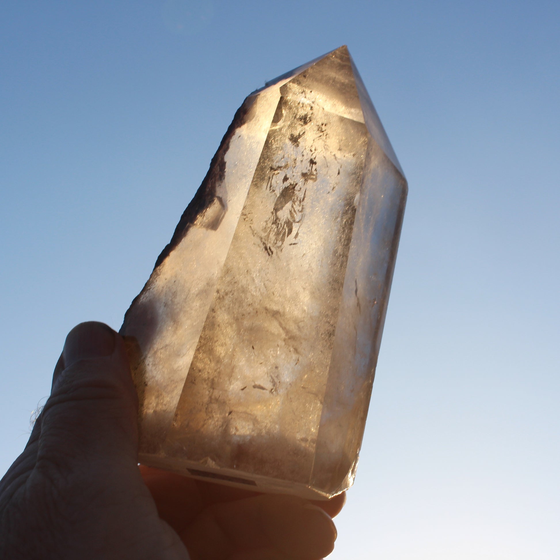 Smoky Quartz obelisk 765g Rocks and Things