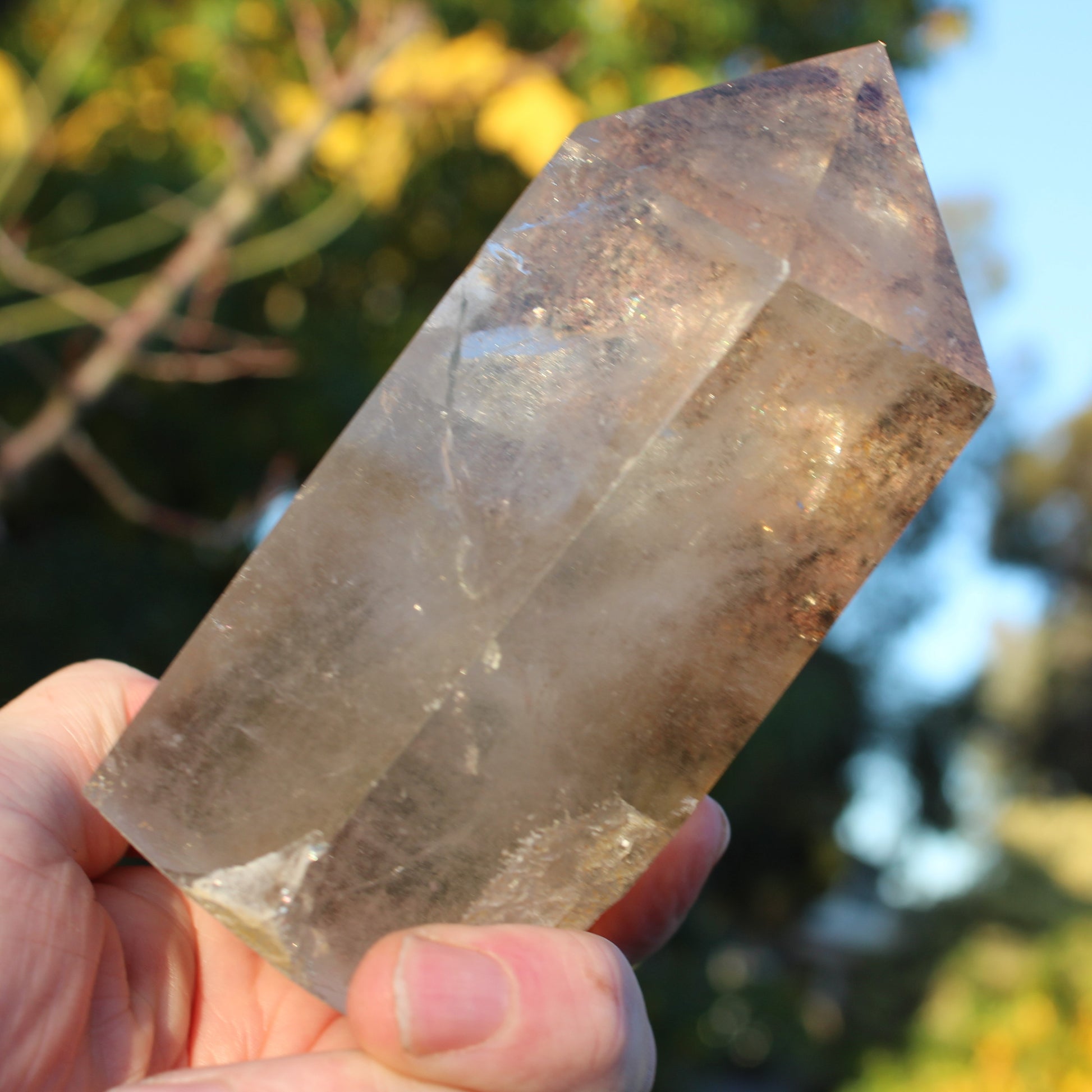 Smoky Quartz obelisk 765g Rocks and Things