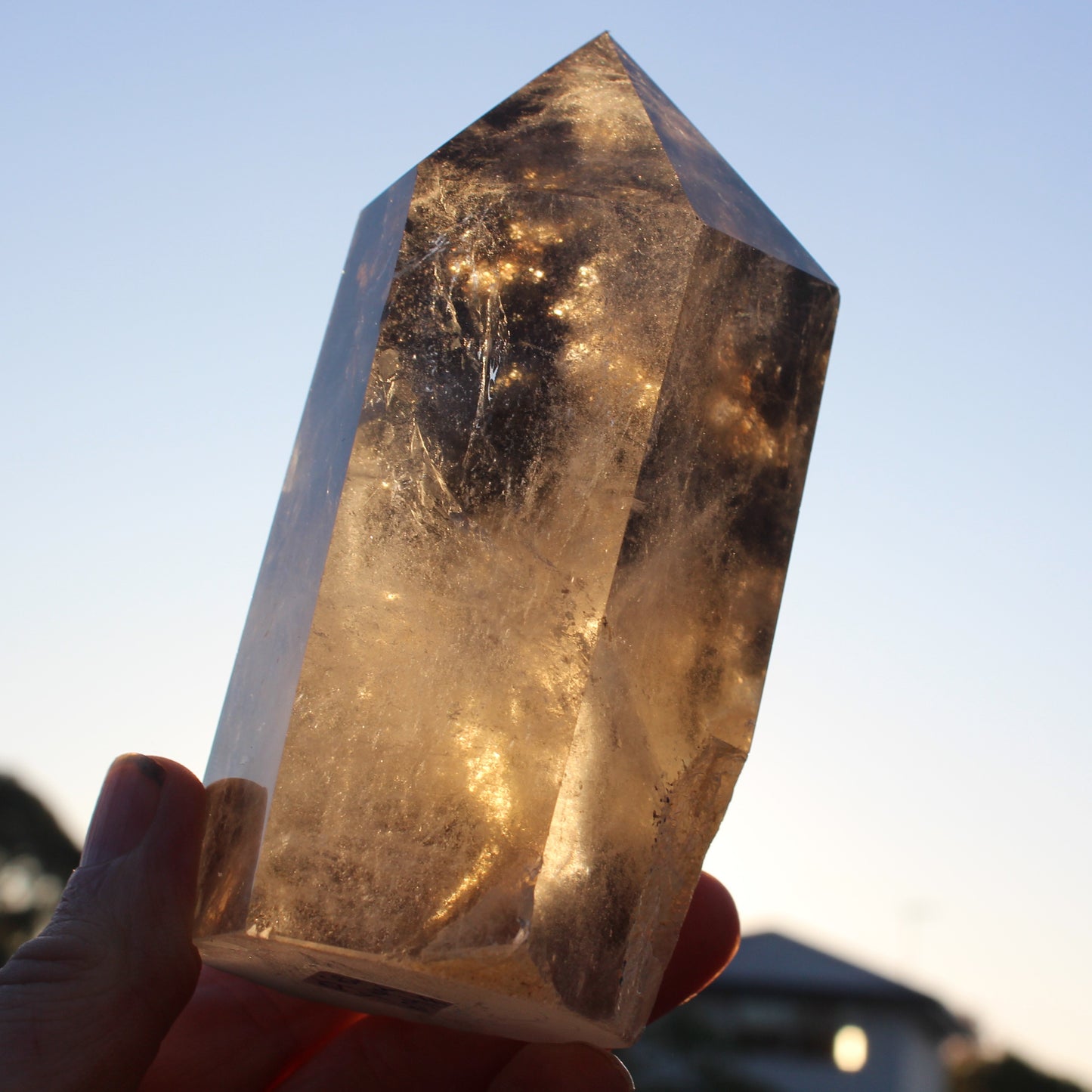 Smoky Quartz obelisk 765g Rocks and Things