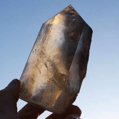 Smoky Quartz obelisk 765g Rocks and Things