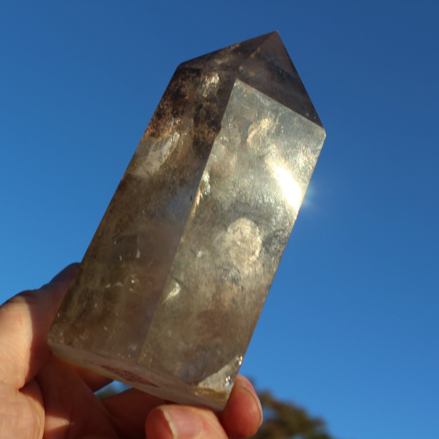 Smoky Quartz obelisk 765g Rocks and Things