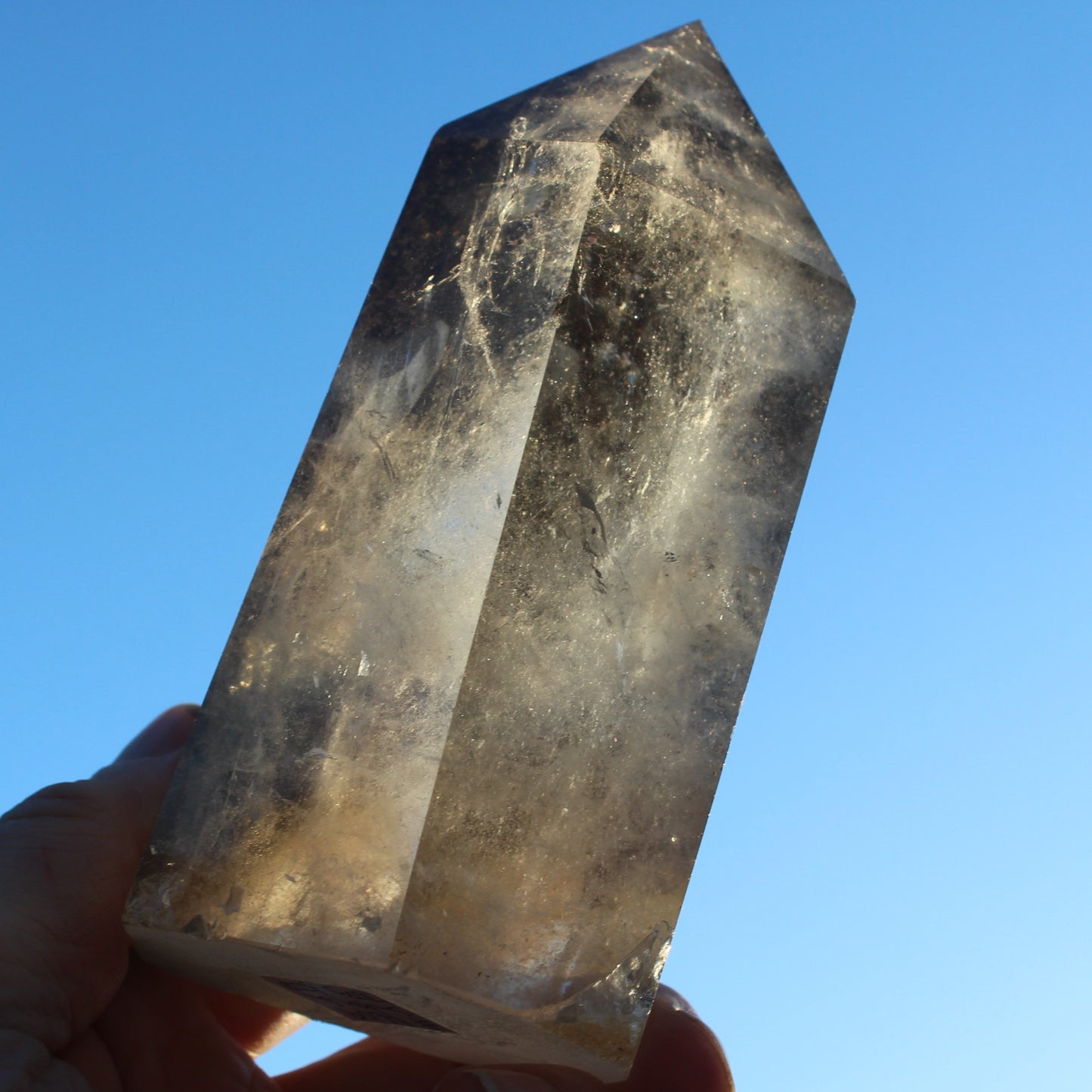 Smoky Quartz obelisk 765g Rocks and Things