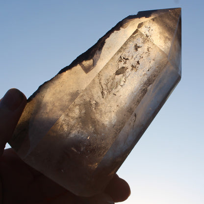 Smoky Quartz obelisk 765g Rocks and Things