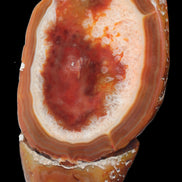 Agate banded lavender slice from Brazil 747g - Rocks and Things Store