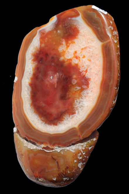 Agate banded lavender slice from Brazil 747g - Rocks and Things Store