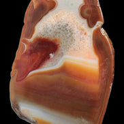 Agate banded lavender slice from Brazil 747g - Rocks and Things Stores