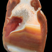 Agate banded lavender slice from Brazil 747g - Rocks and Things Store