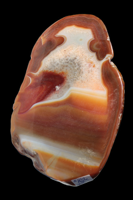 Agate banded lavender slice from Brazil 747g - Rocks and Things Store