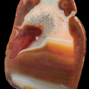 Agate banded lavender slice from Brazil 747g - Rocks and Things Store