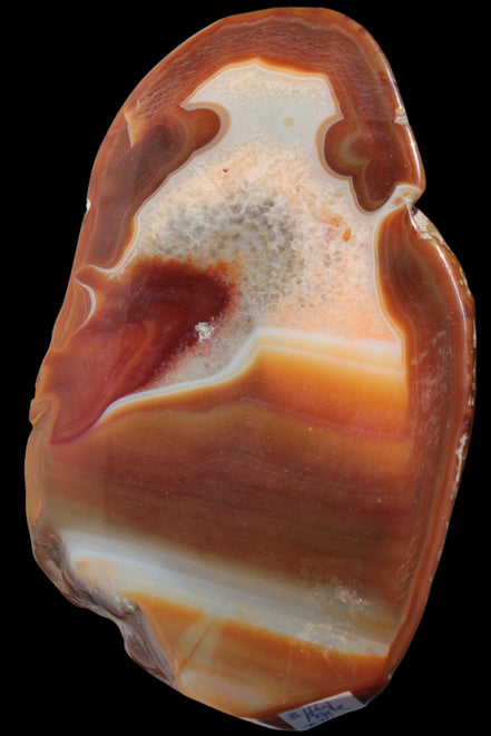 Agate banded lavender slice from Brazil 747g - Rocks and Things Store