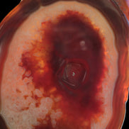 Agate banded lavender slice from Brazil 747g - Rocks and Things Store