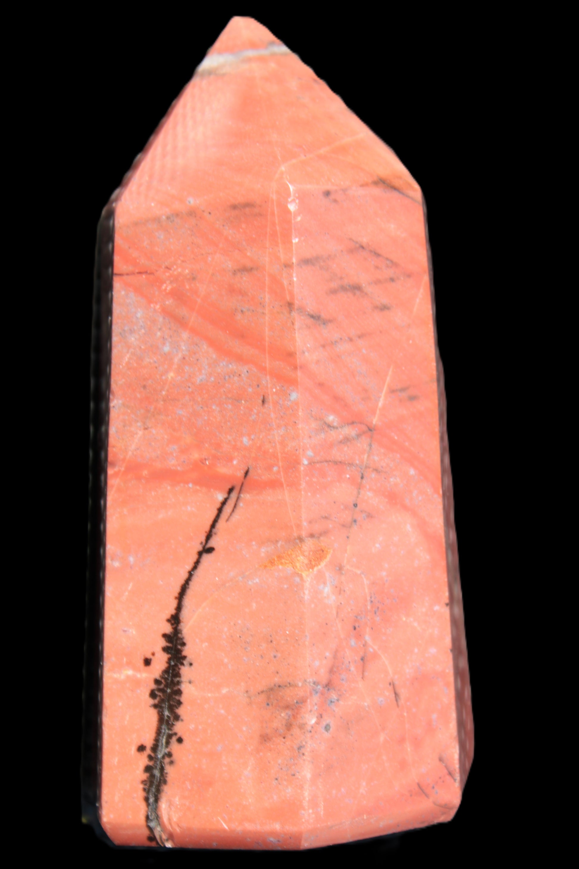 Red Jasper obelisk 110mm 430g Rocks and Things