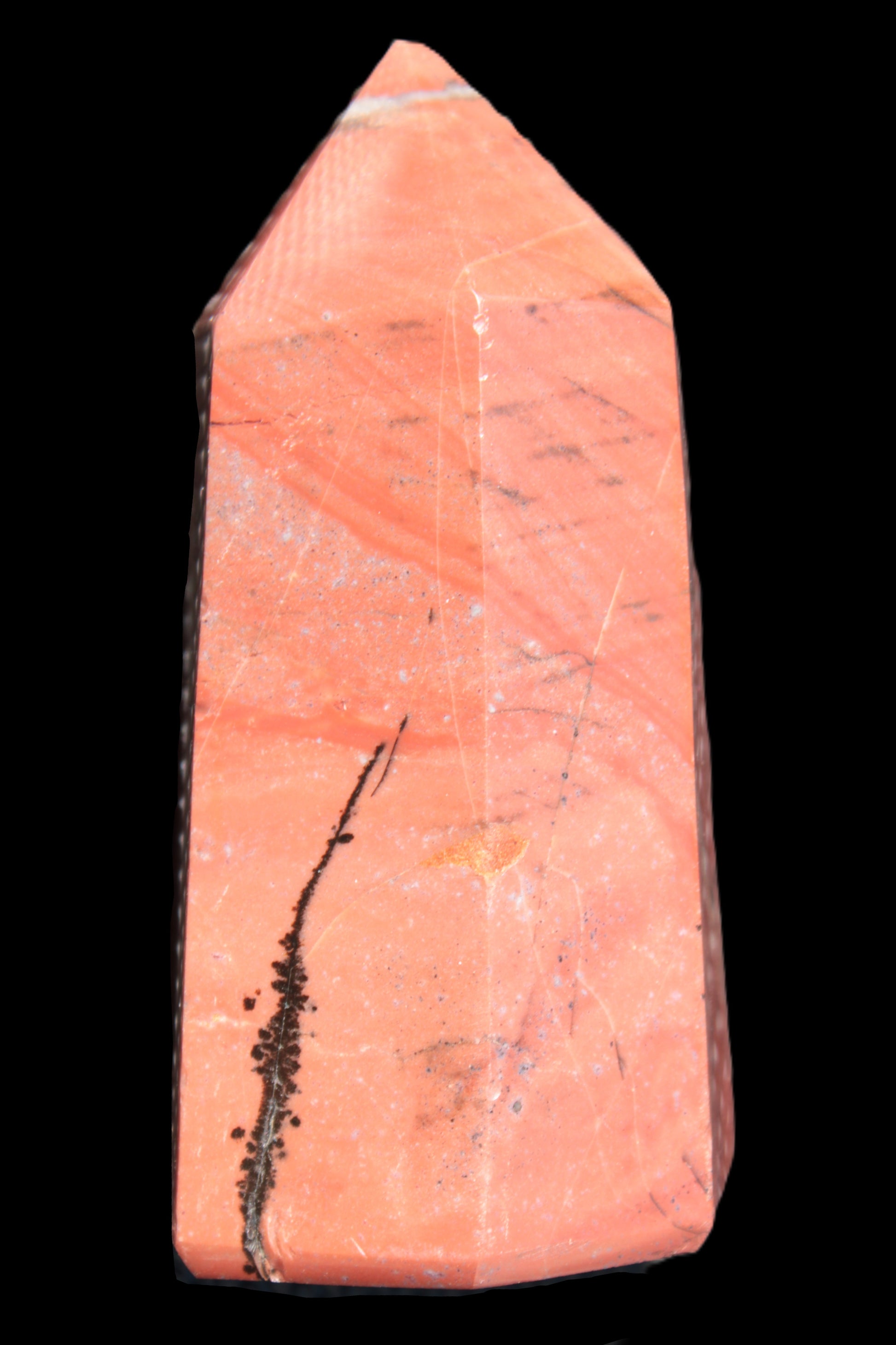 Red Jasper obelisk 110mm 430g Rocks and Things