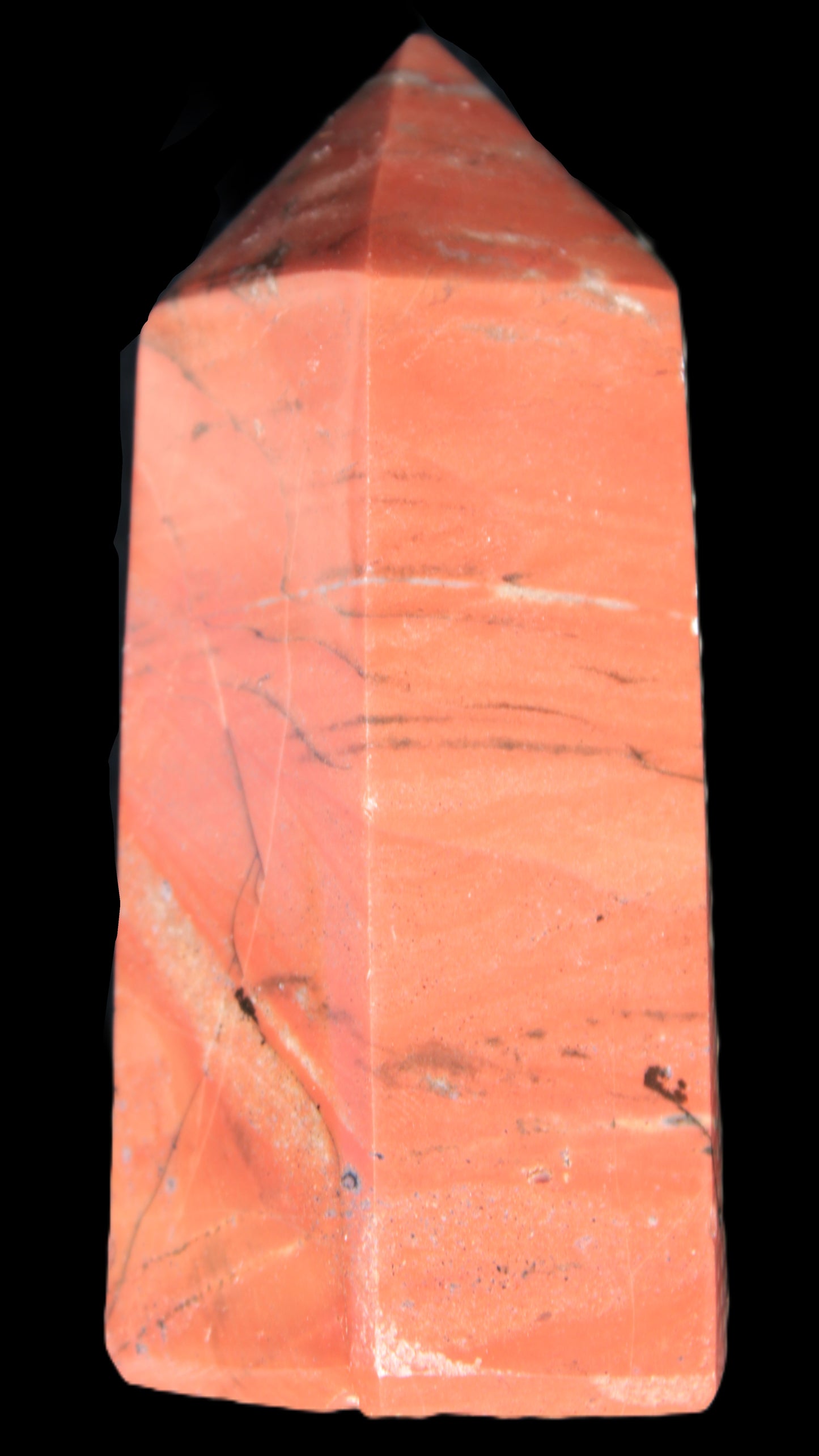 Red Jasper obelisk 110mm 430g Rocks and Things