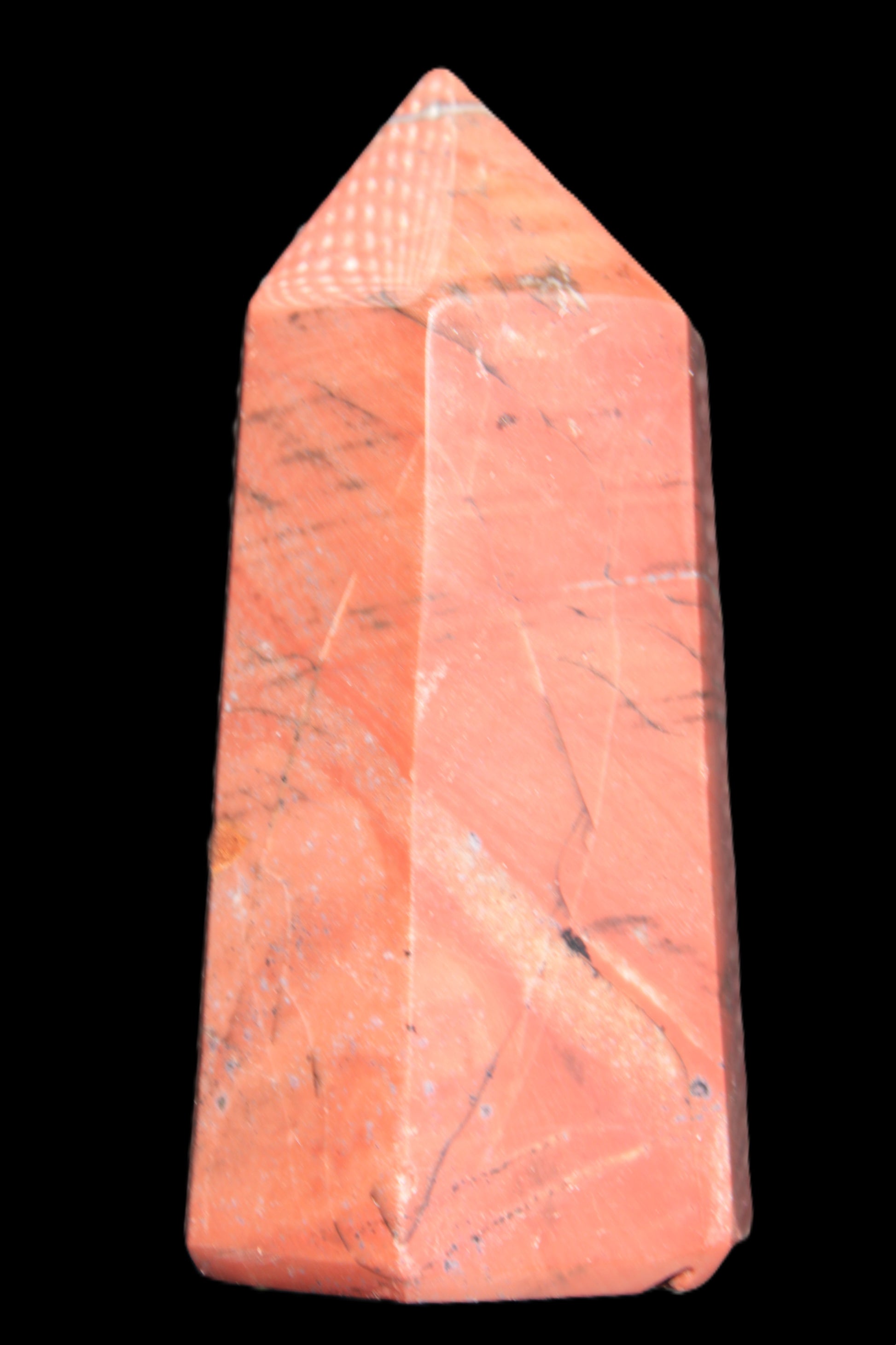 Red Jasper obelisk 110mm 430g Rocks and Things