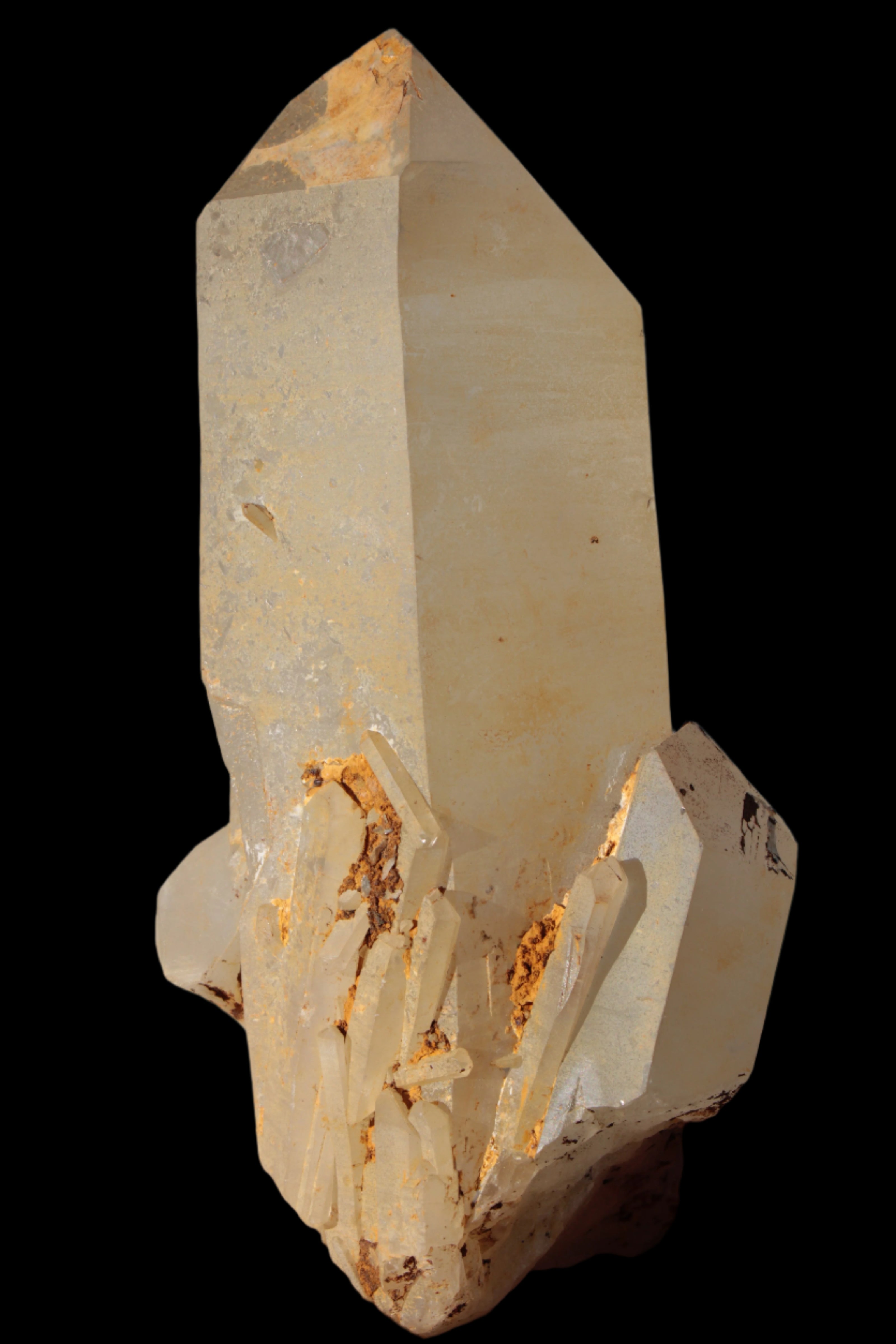 Quartz crystal cluster 1370g in sunlight - Rocks and Things Store