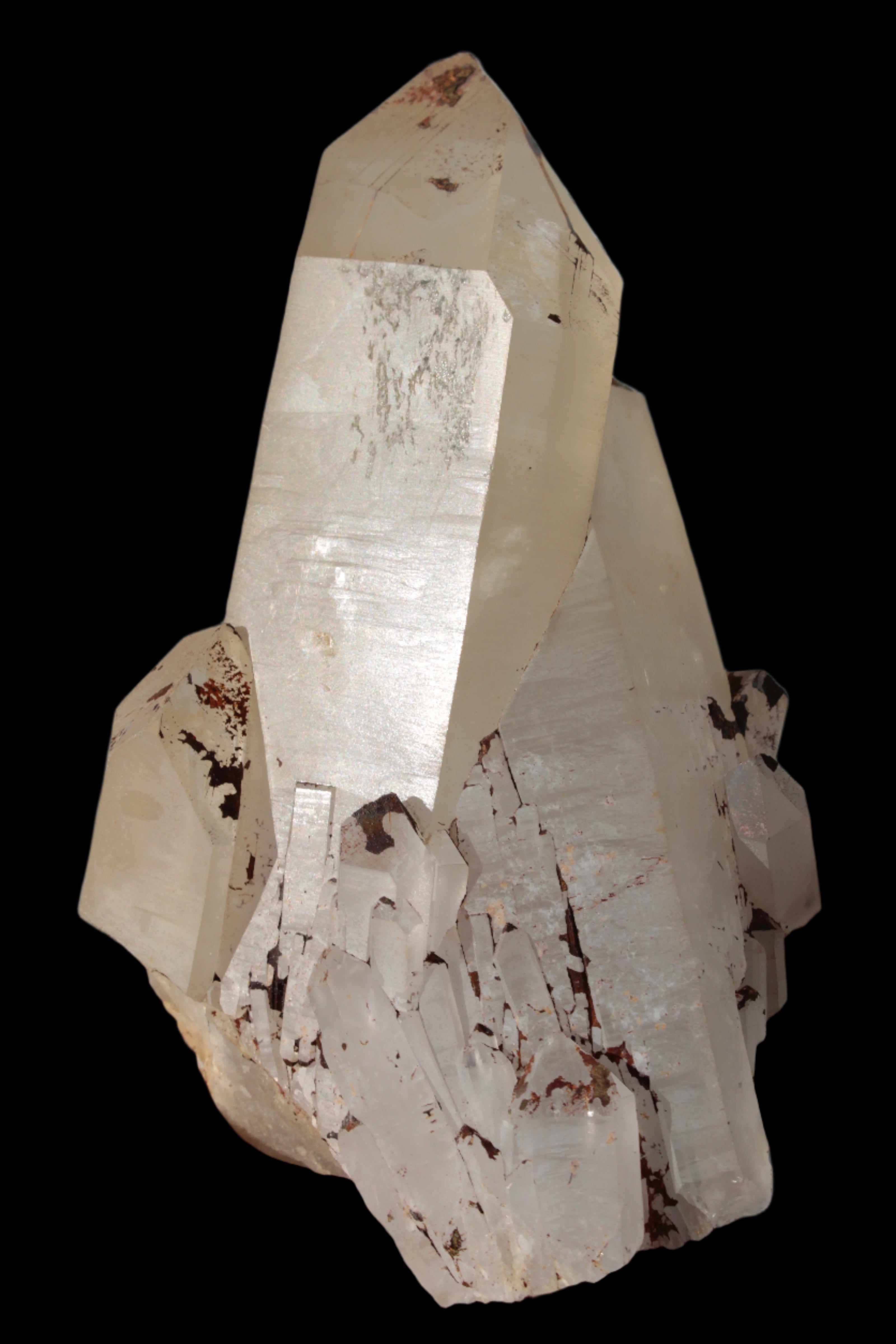 Quartz crystal cluster 1370g in sunlight - Rocks and Things Store