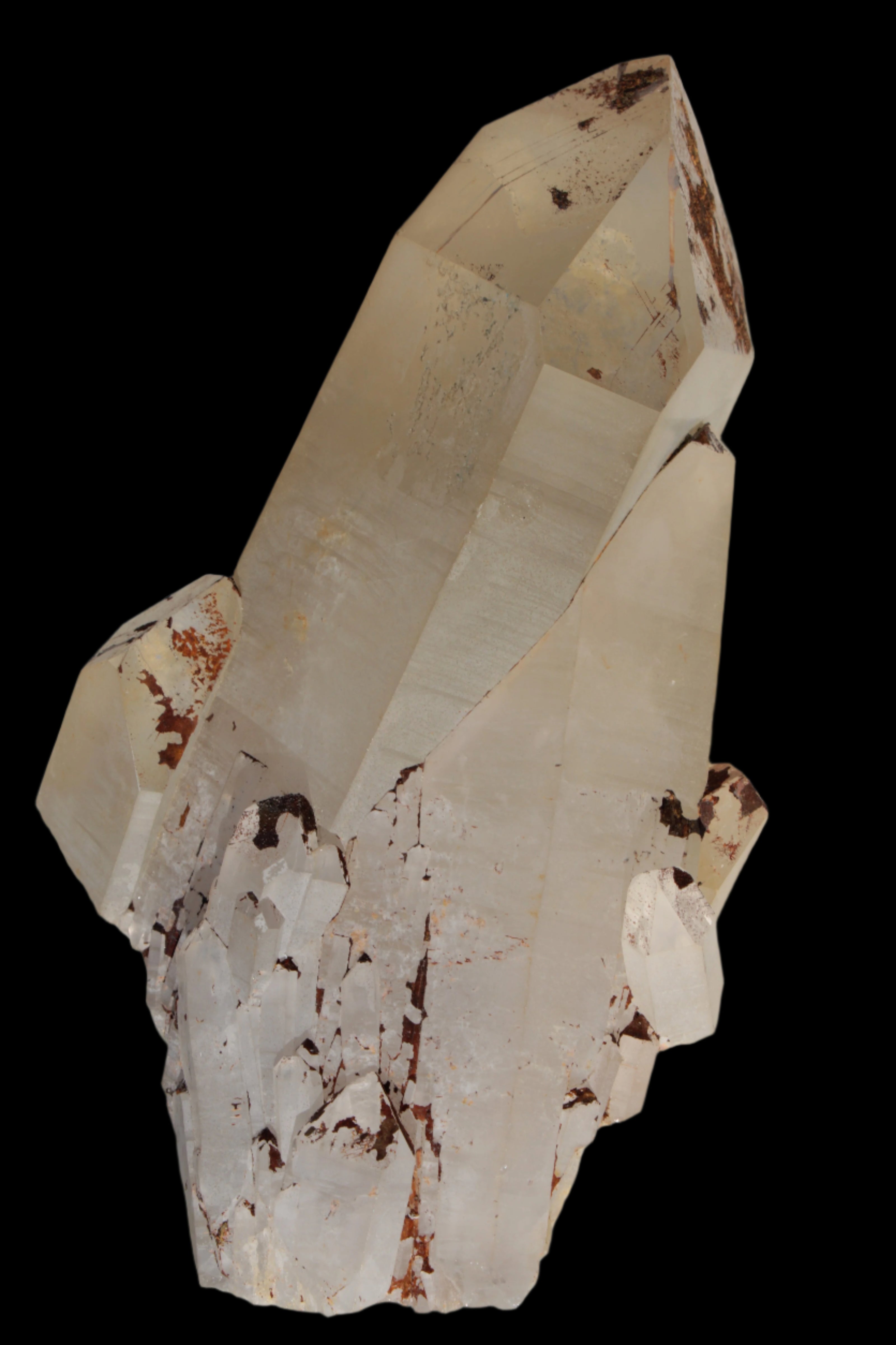 Quartz crystal cluster 1370g in sunlight - Rocks and Things Store