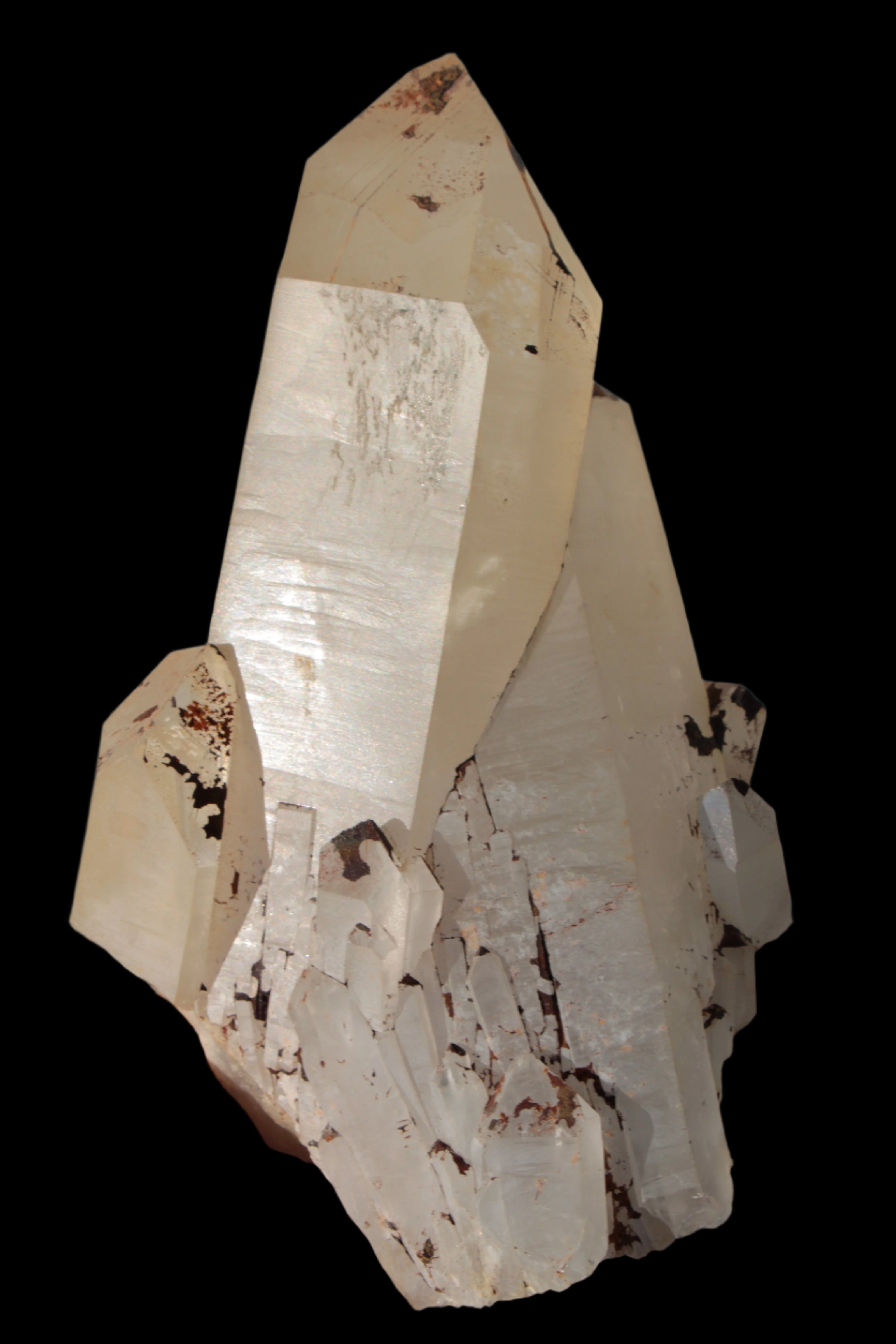 Quartz crystal cluster 1370g in sunlight - Rocks and Things Store