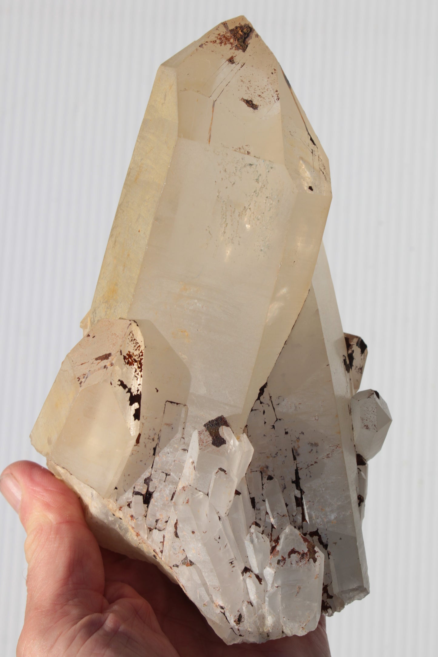 Quartz crystal cluster 1370g Rocks and Things