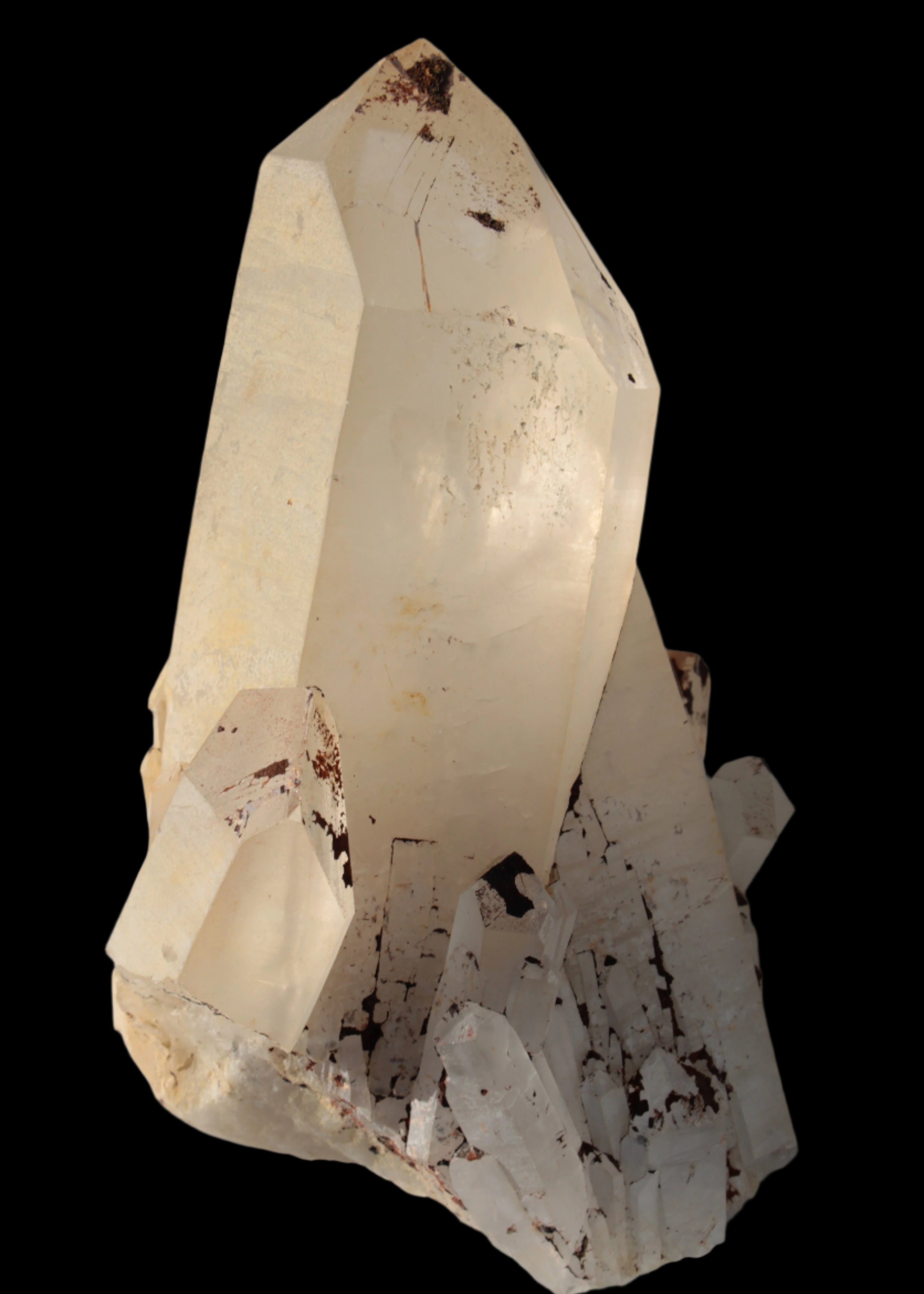 Quartz crystal cluster 1370g in sunlight - Rocks and Things Store