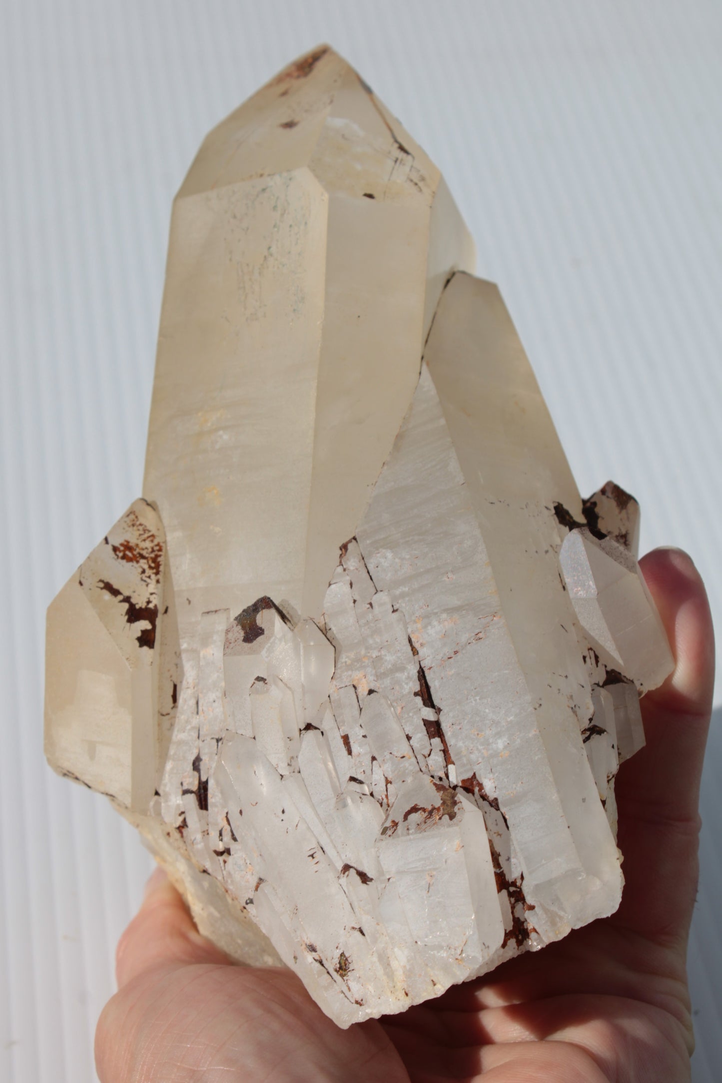 Quartz crystal cluster 1370g Rocks and Things