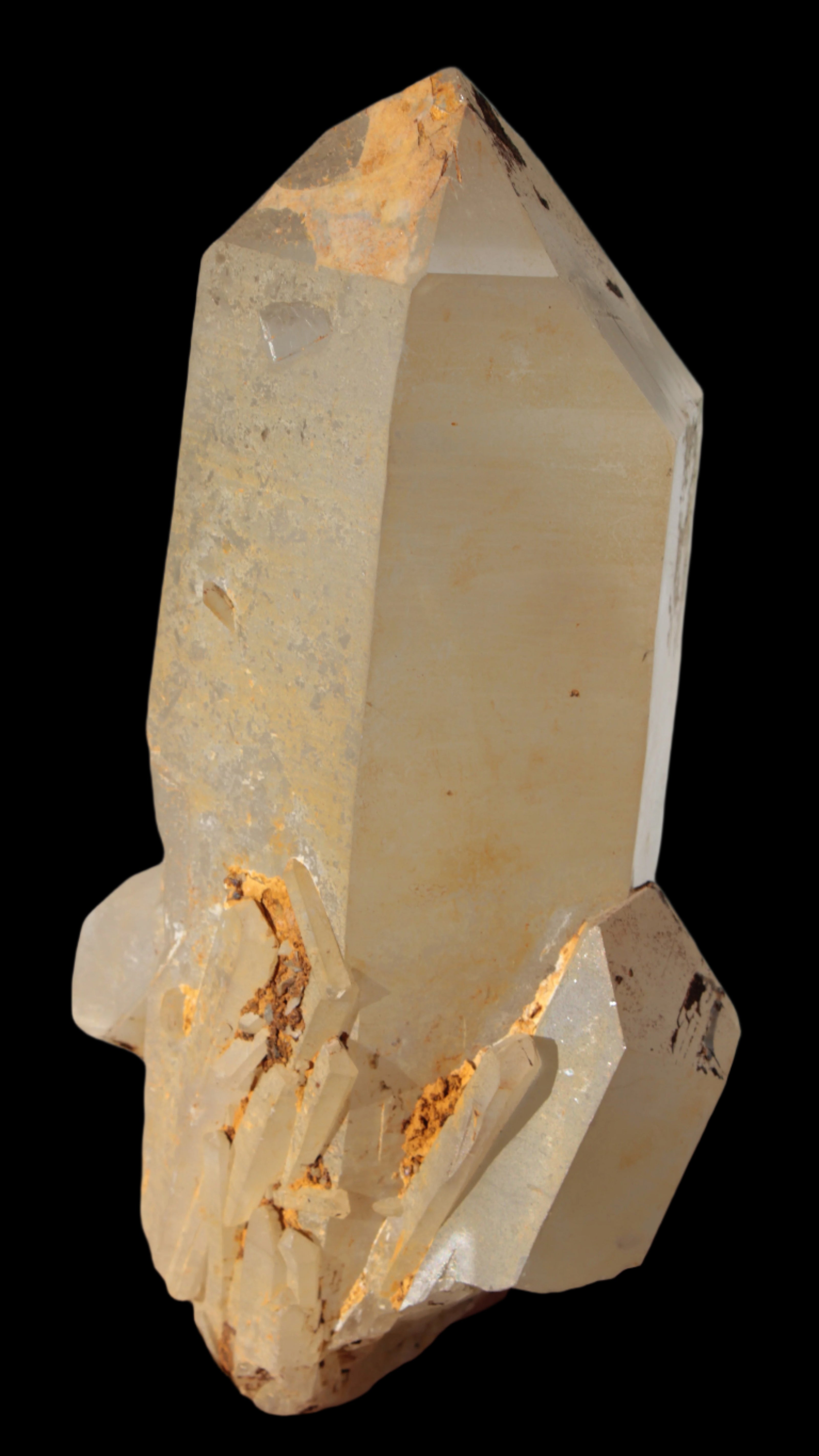 Quartz crystal cluster 1370g in sunlight - Rocks and Things Store