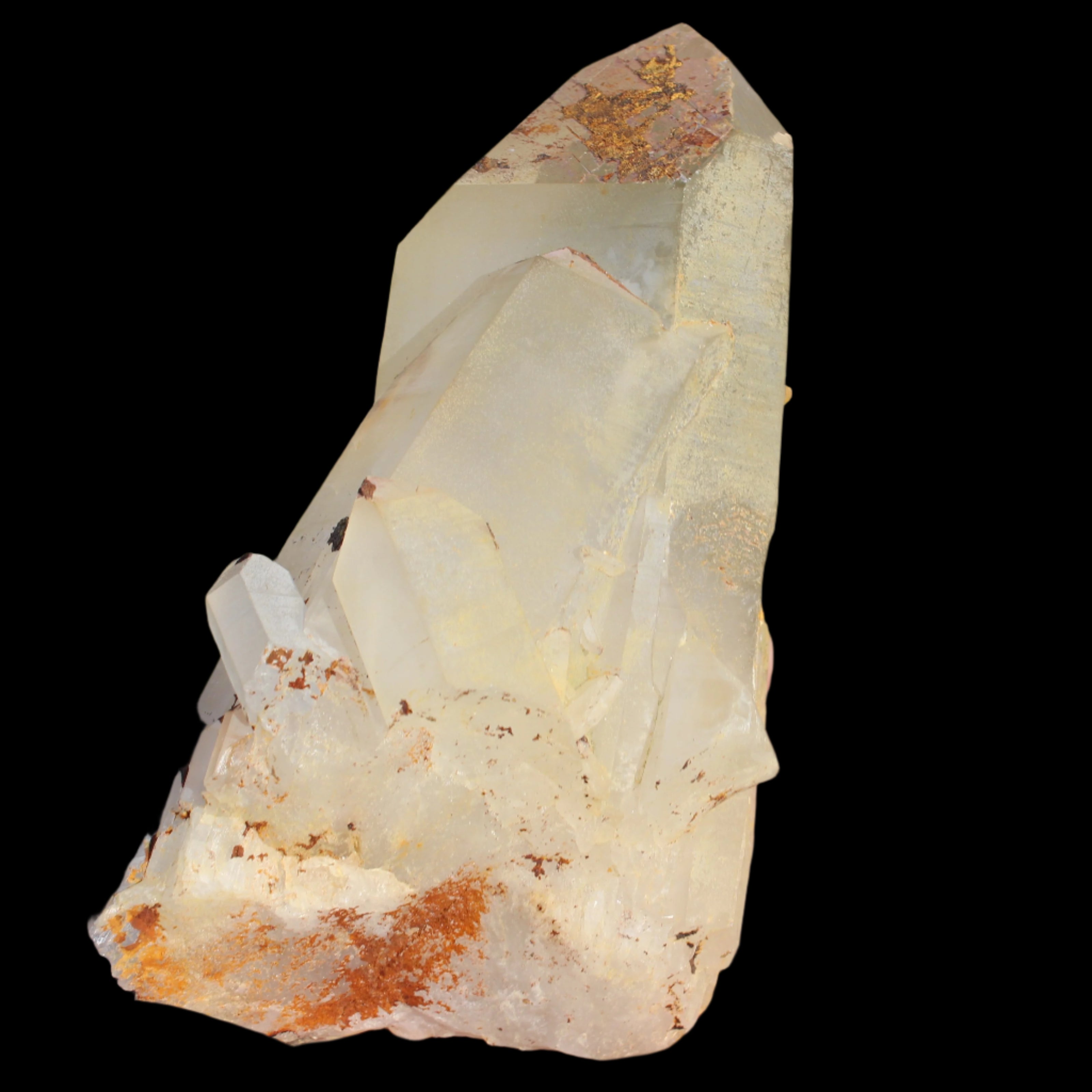 Quartz crystal cluster 1370g in sunlight - Rocks and Things Store