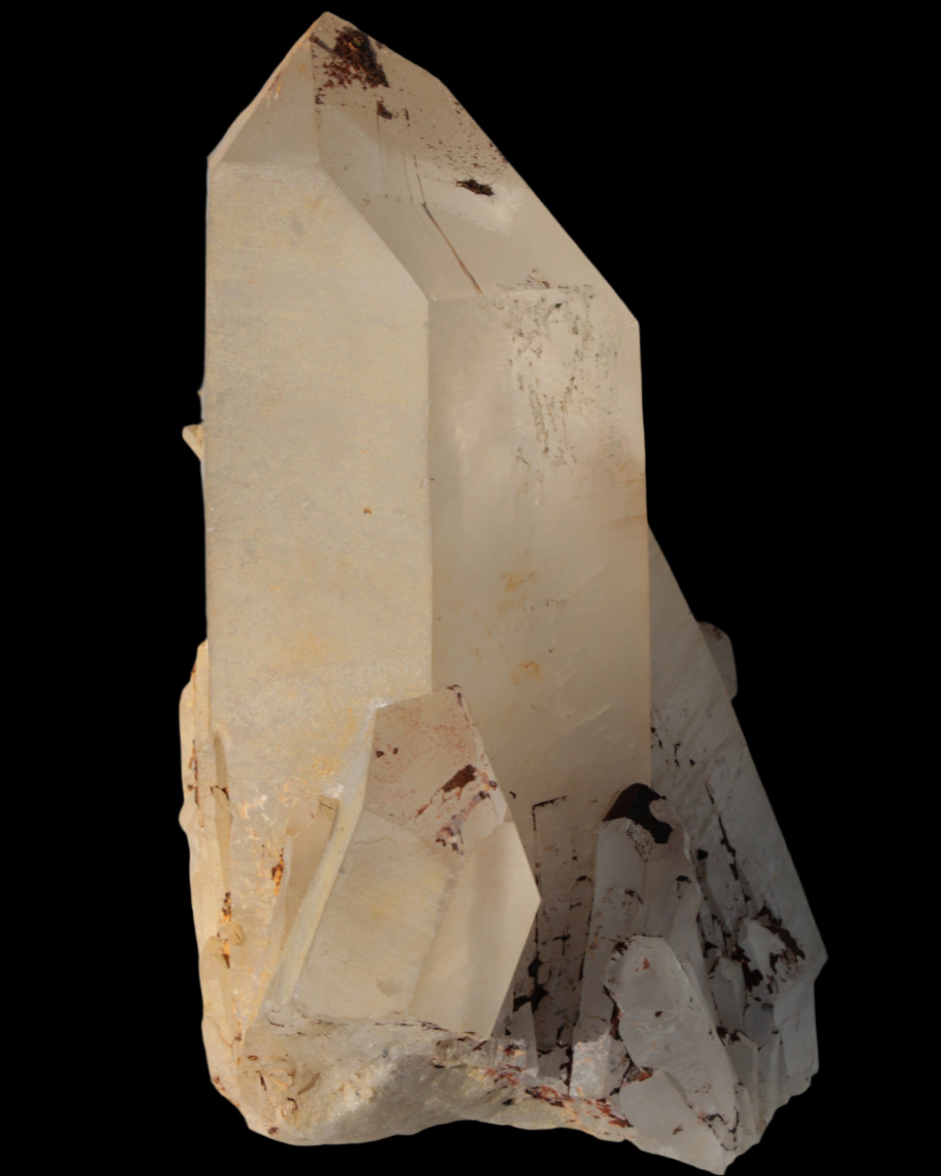 Quartz crystal cluster 1370g in sunlight - Rocks and Things Store