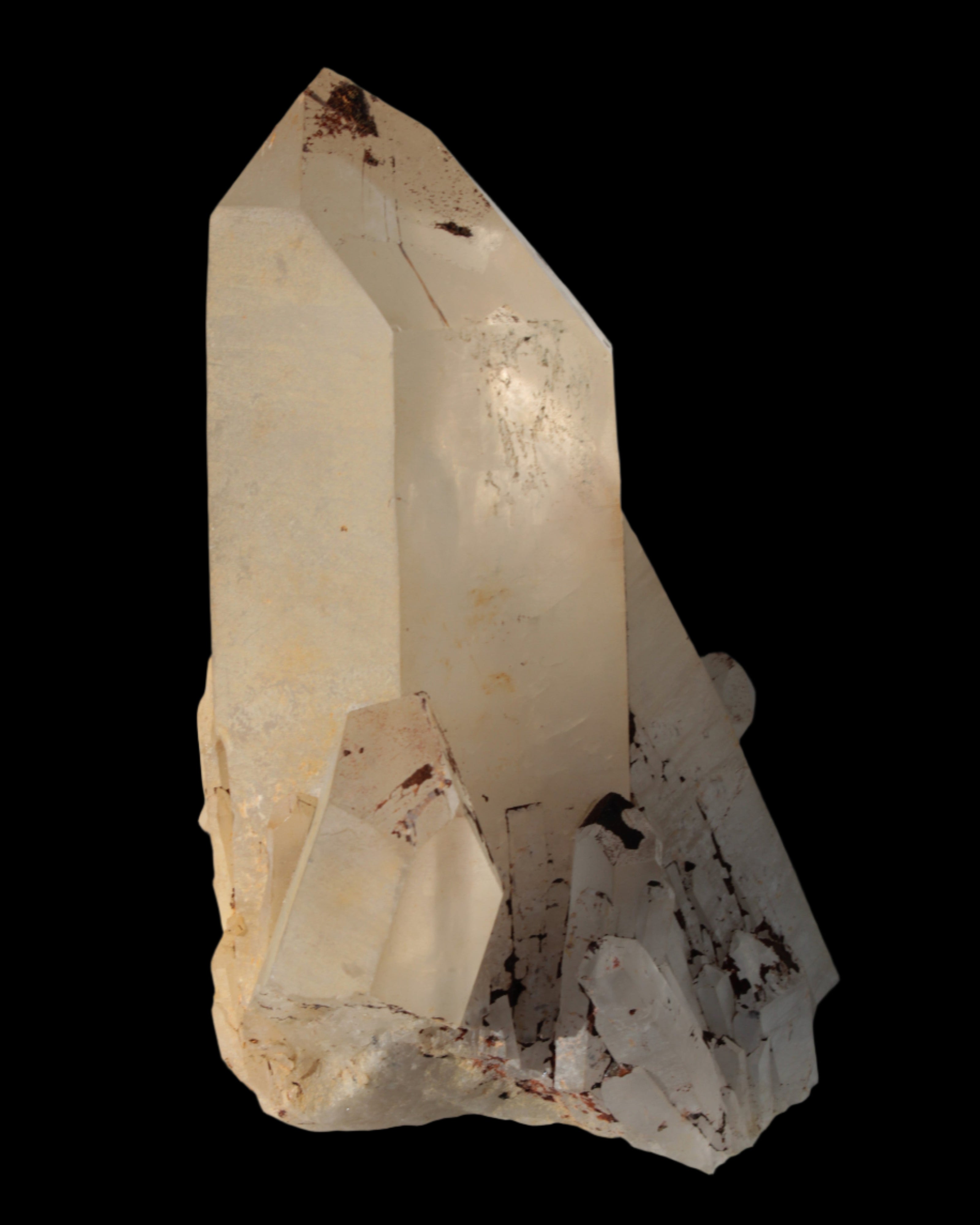 Quartz crystal cluster 1370g in sunlight - Rocks and Things Store