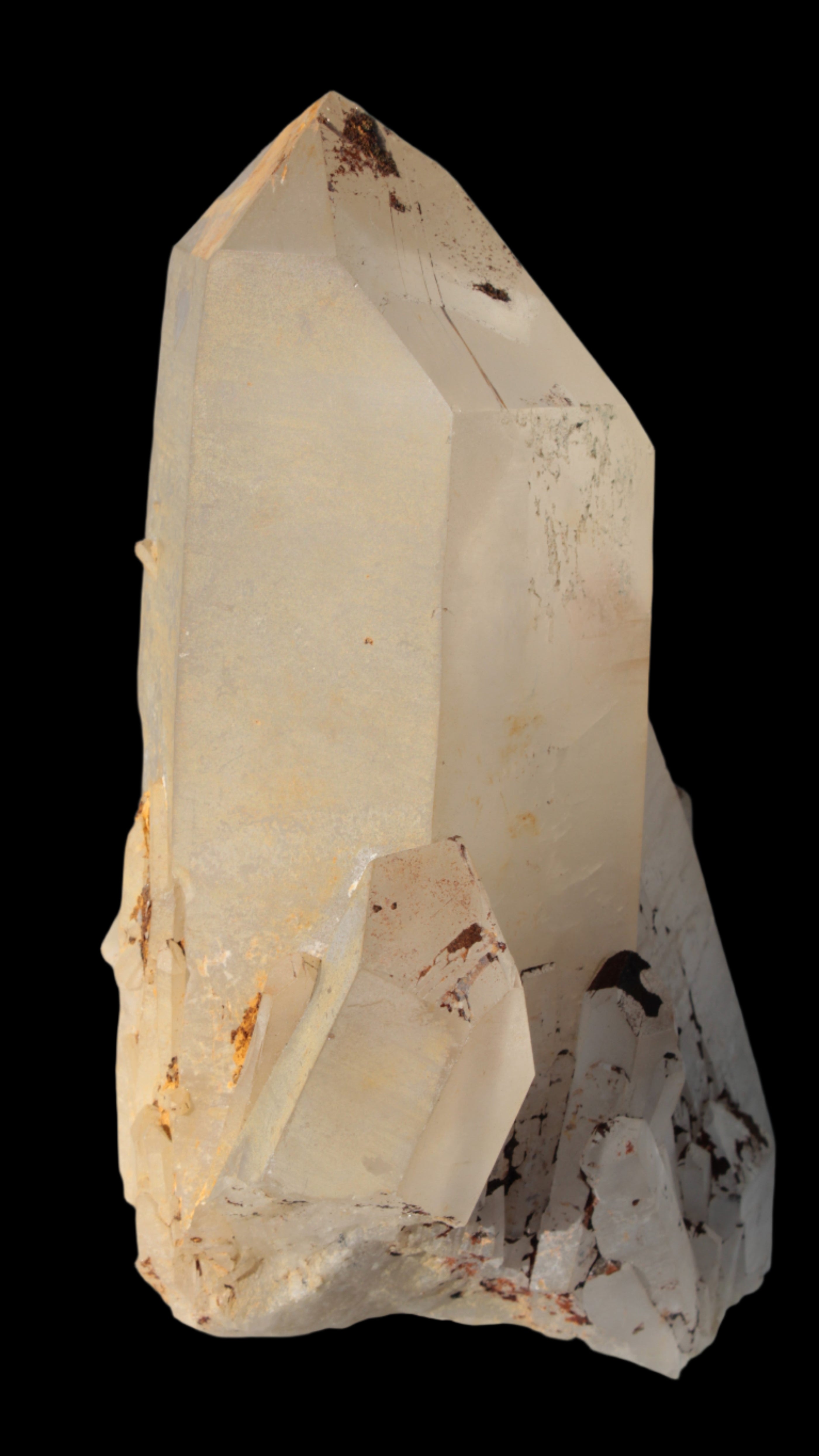 Quartz crystal cluster 1370g in sunlight - Rocks and Things Store