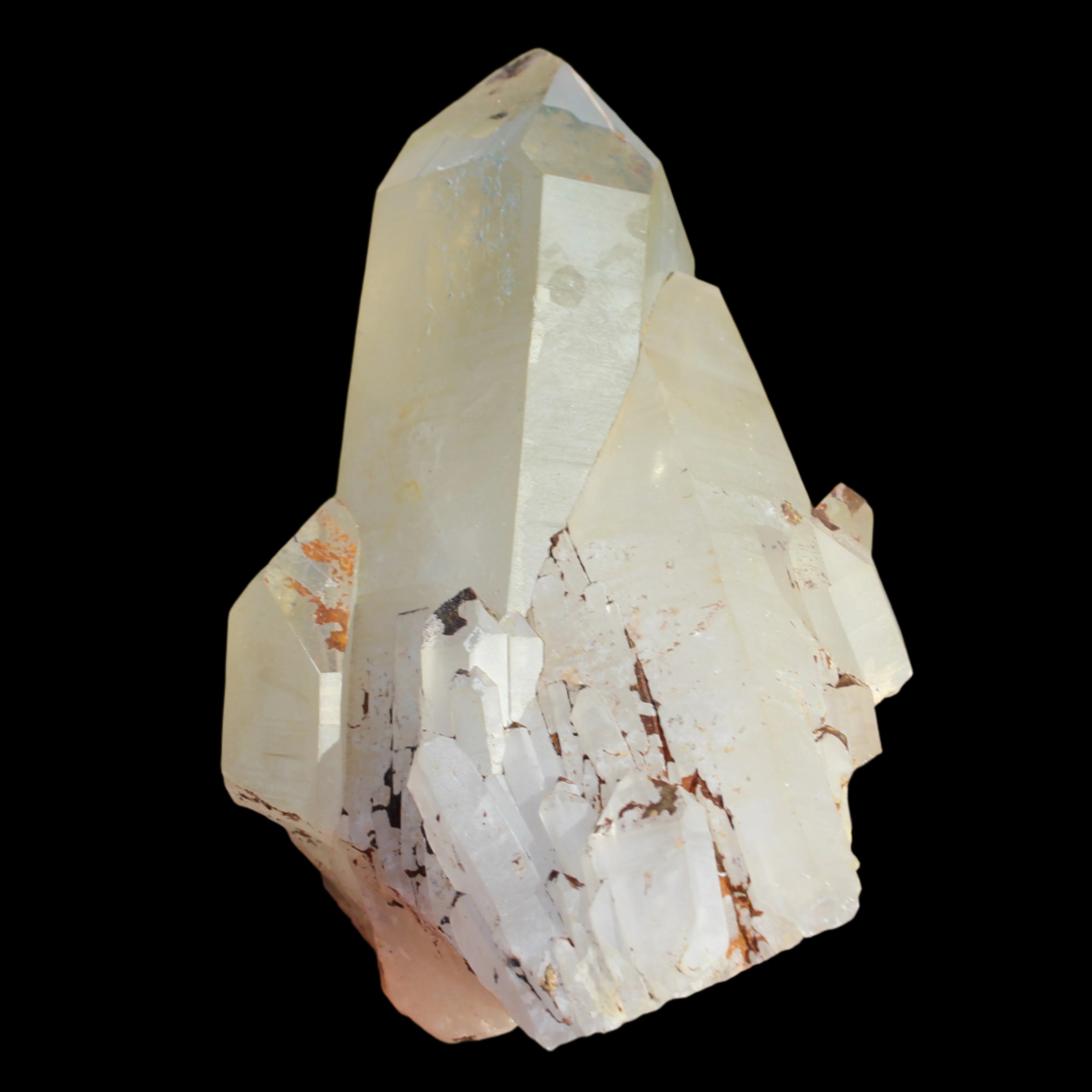 Quartz crystal cluster 1370g in sunlight - Rocks and Things Store