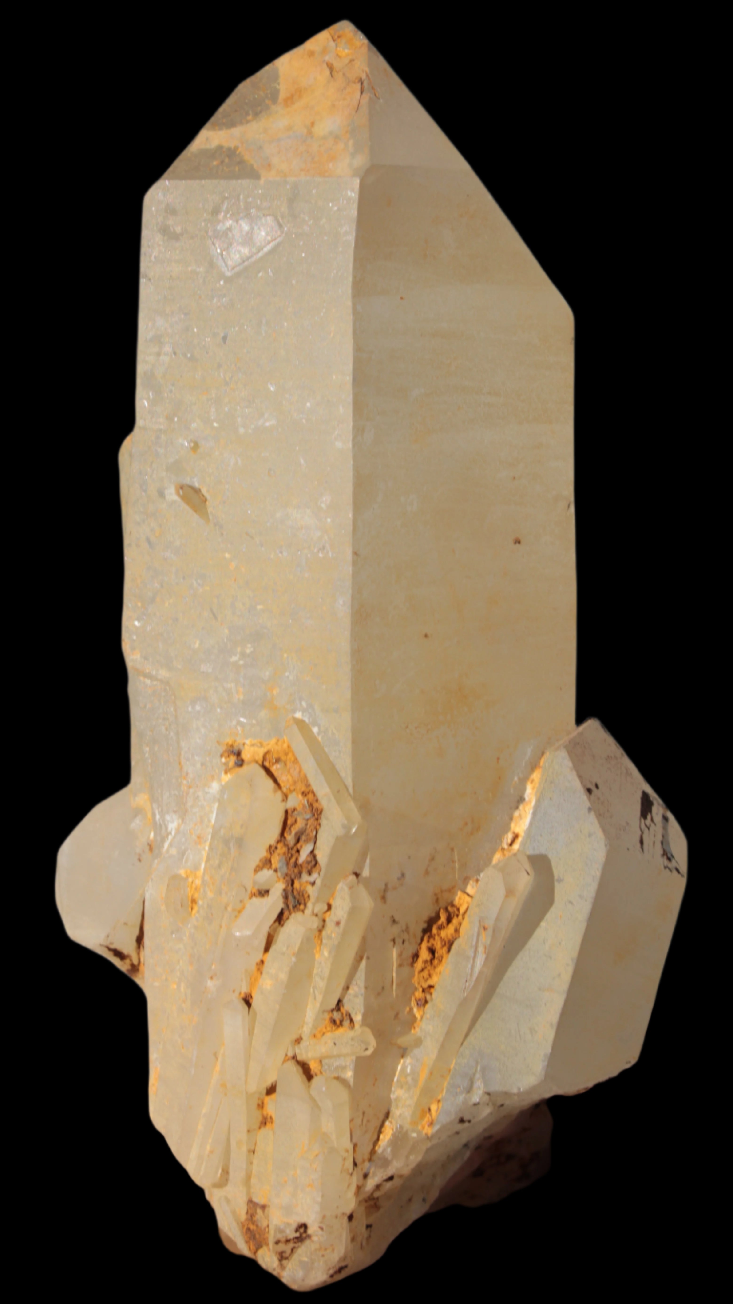 Quartz crystal cluster 1370g in sunlight - Rocks and Things Store