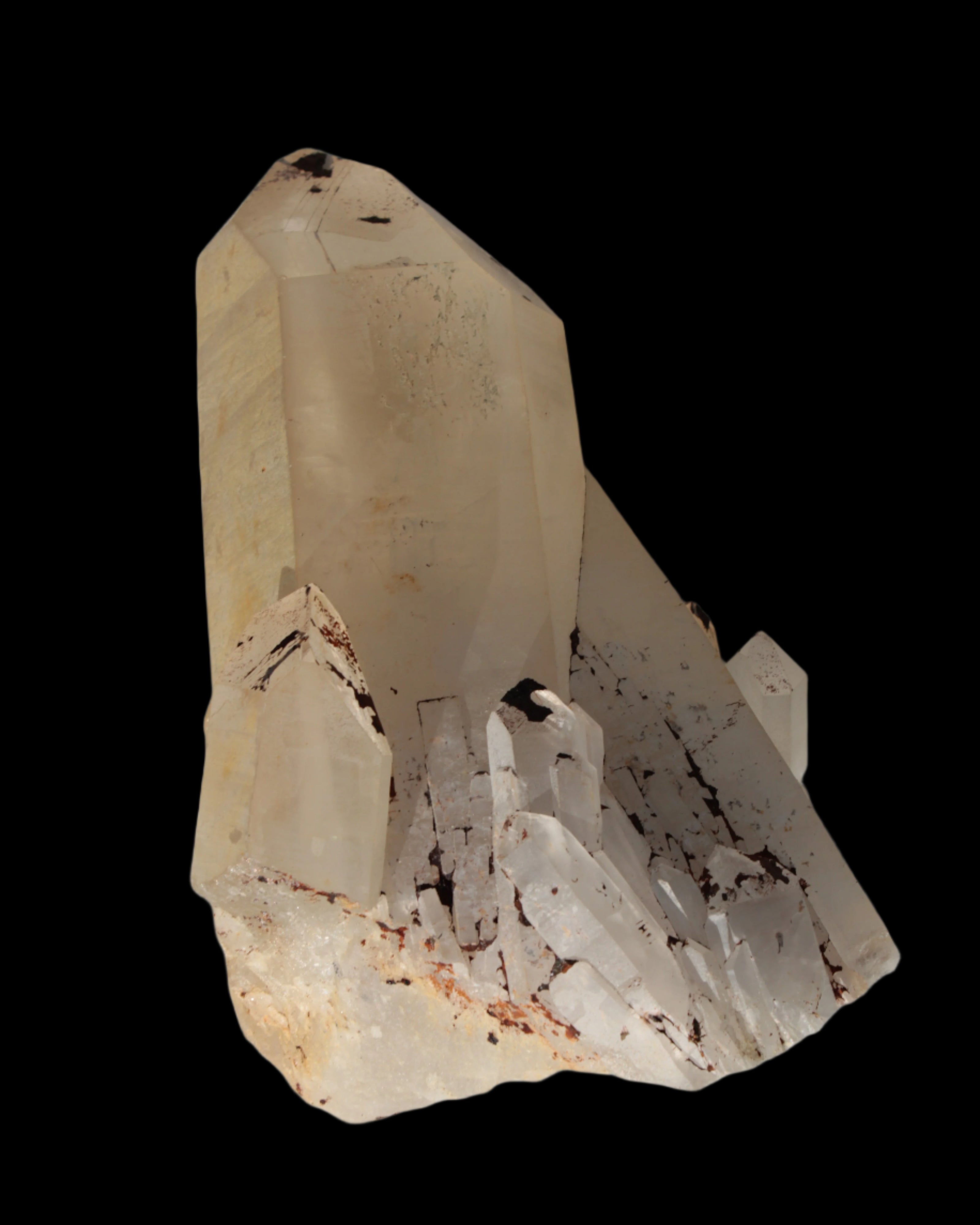 Quartz crystal cluster 1370g in sunlight - Rocks and Things Store