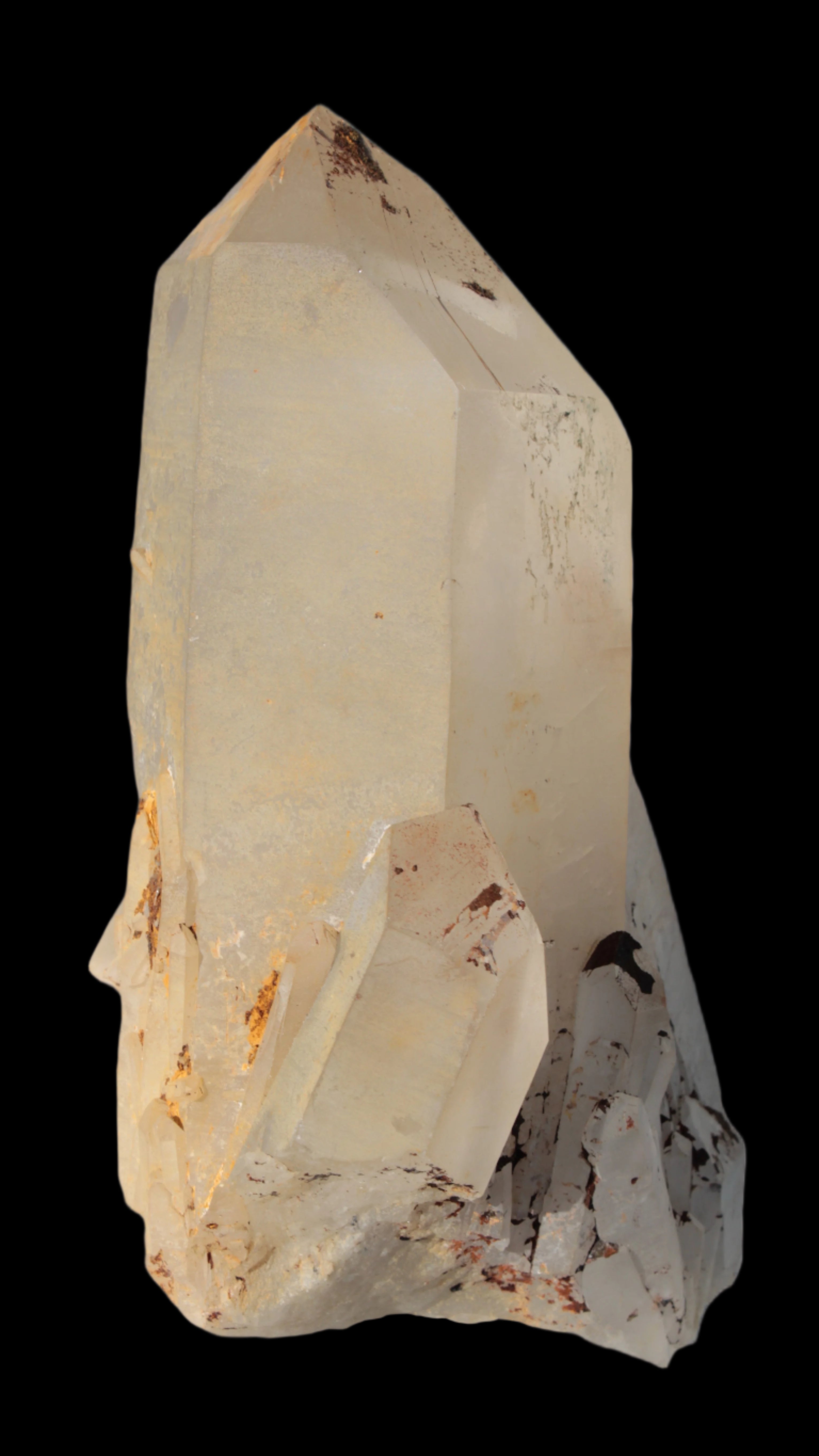 Quartz crystal cluster 1370g in sunlight - Rocks and Things Store