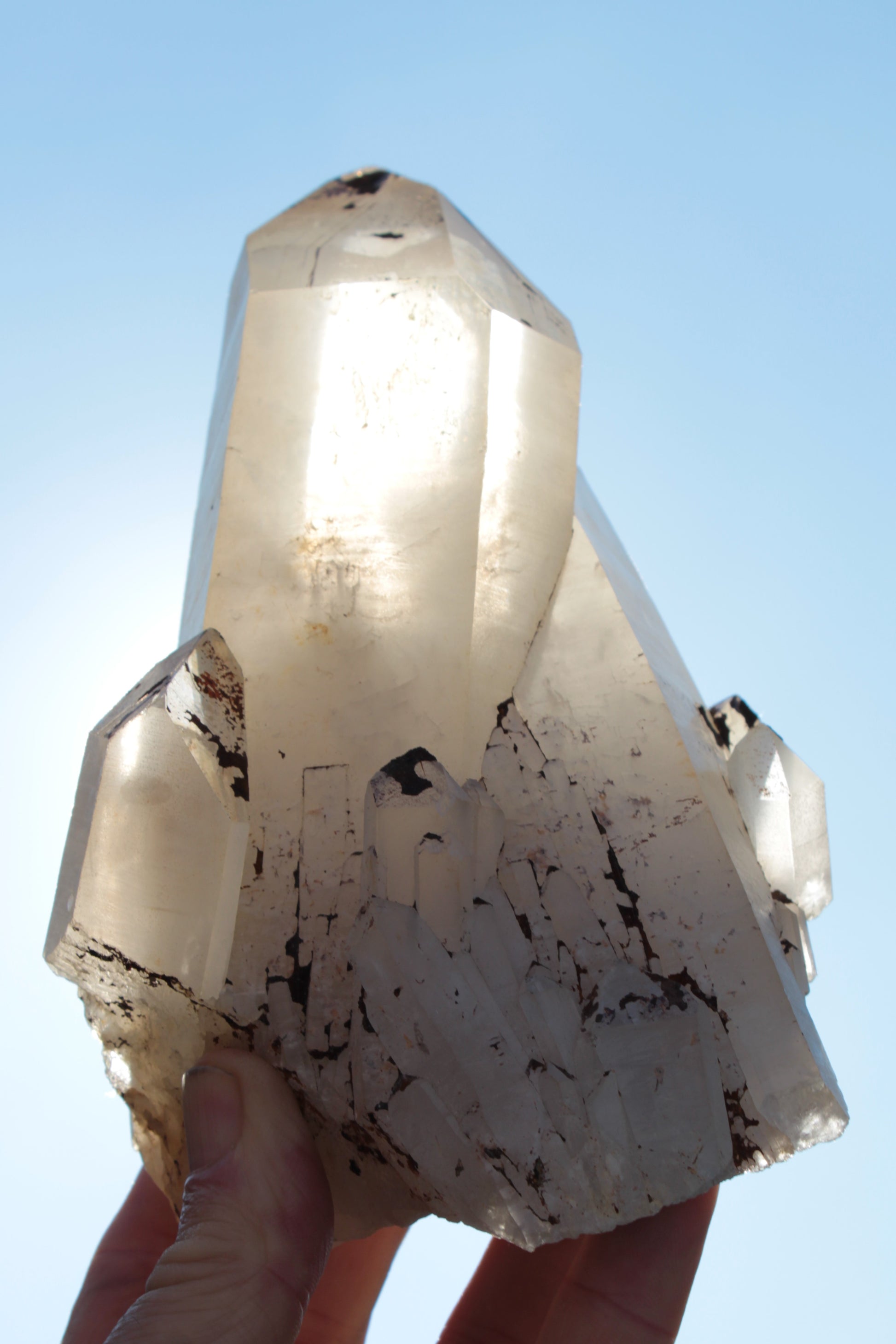 Quartz crystal cluster 1370g Rocks and Things